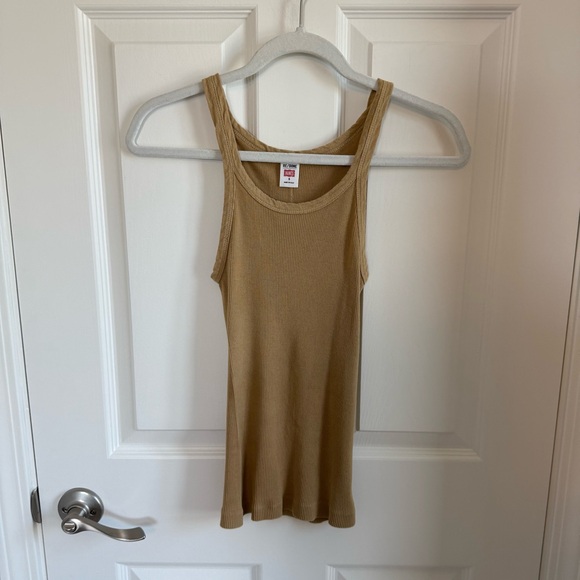 RE/DONE Hanes Ribbed Tank, S - Picture 2 of 7